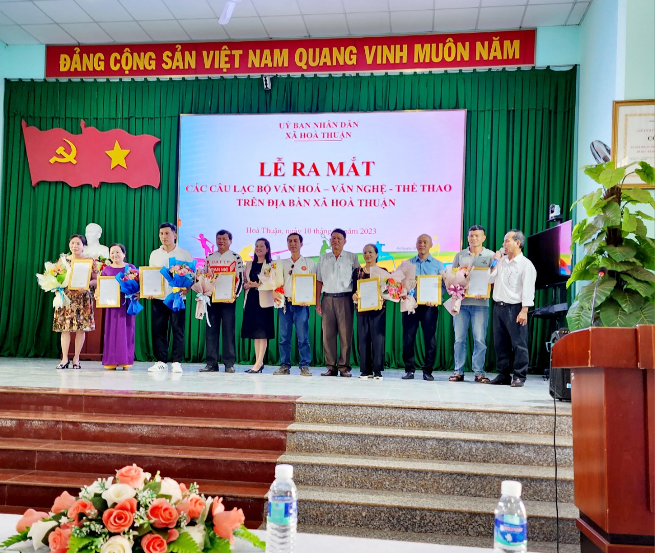 Ra mắt các Câu lạc bộ trên địa bàn xã Hoà Thuận